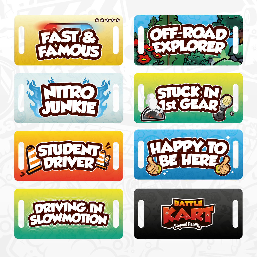 Podium Titles - English - 8 pcs