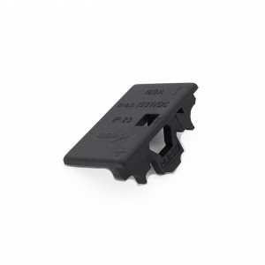 Locking part plug DIN160 black