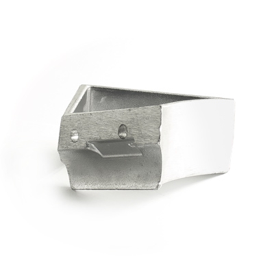 Right front surround bumper holder, Al.